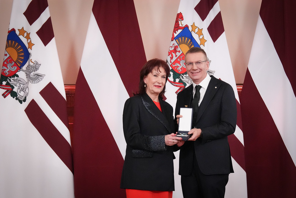 LKNVOA valdes locekle Solvita Krese kļuvusi par Triju Zvaigžņu ordeņa virsnieci!