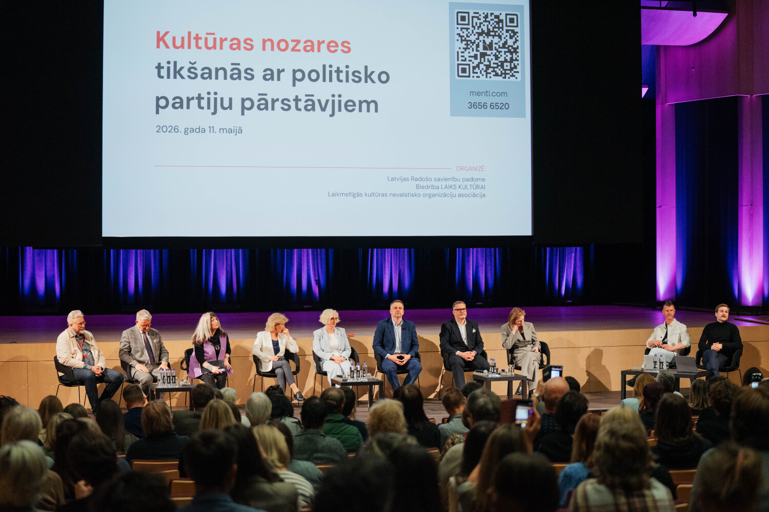 Aizvadīta kultūras nozares pārstāvju tikšanās ar politisko partiju pārstāvjiem