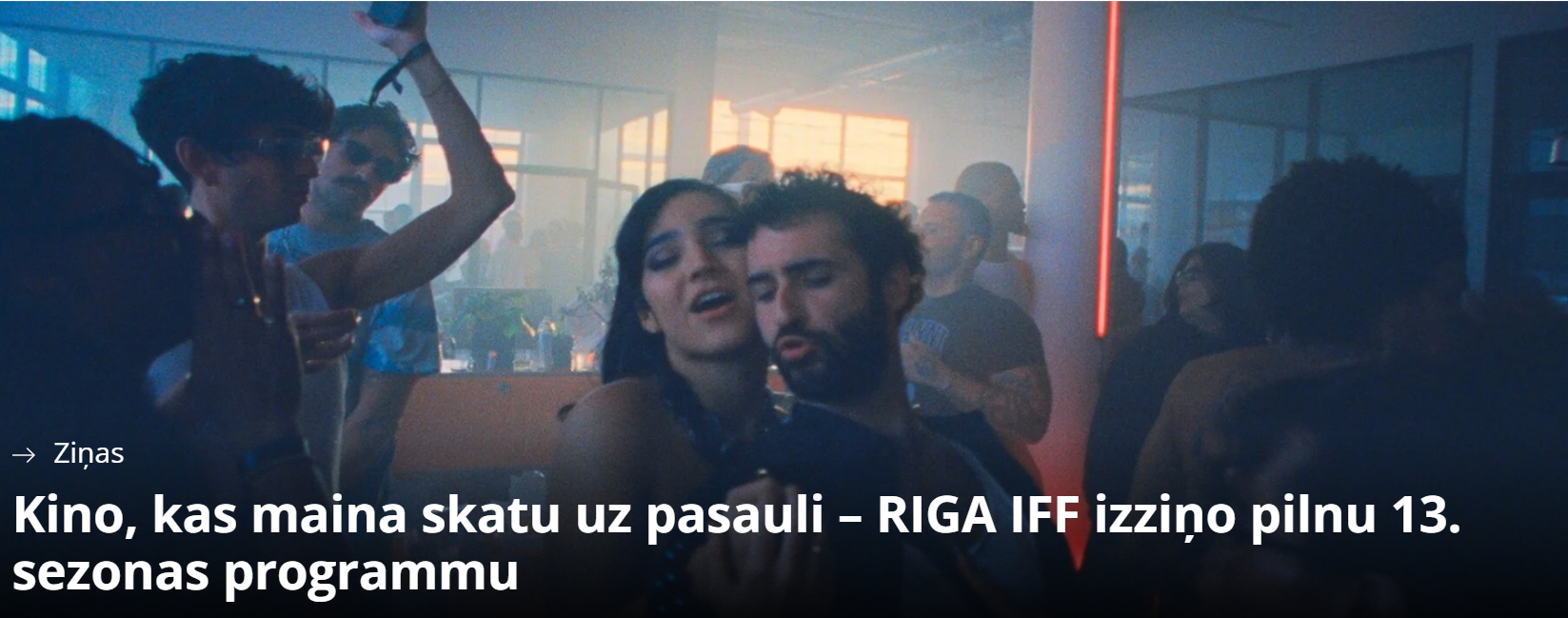 Kino, kas maina skatu uz pasauli – RIGA IFF izziņo pilnu 13. sezonas programmu